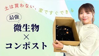 失敗しない・誰でも手軽にできるダンボールコンポスト！