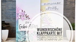 Wunderschöne Klappkarte mit dem Produktpaket \