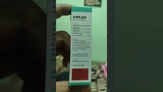 CIPLOX eye drops by #cipla  #ciprofloxacin #antibiotics