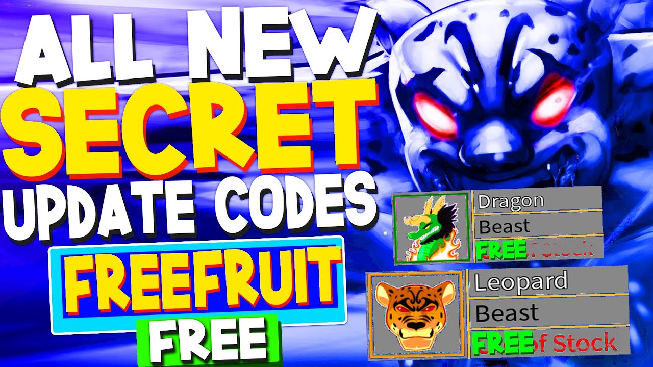 ALL NEW *FREE FRUITS* CODES In BLOX FRUITS CODES (Blox Fruits Codes ...