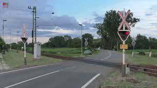 Vasúti átjáró Hernádszurdok #1 (H) - 1.7.2024 / Železniční přejezd / Hungarian railroad crossing