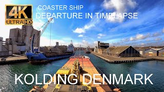 🇩🇰4K DEPARTURE KOLDING DENMARK - TIMELAPSE🇩🇰