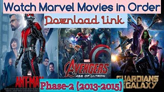Watch Marvel Movies in Order | Phase-2 (2013-2015) | Download Link in Description
