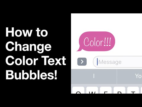 iOS 10: How to Change Color Text Bubbles for iMessage iOS 10: How to Change Color Text Bubbles for iMessage