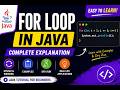 For Loop in Java | Complete Tutorial with Examples | Java Programming for Beginners