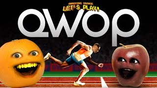 Annoying Orange and Midget Apple Play - QWOP