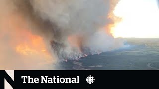 Wildfire closing in on Fort Nelson, B.C.