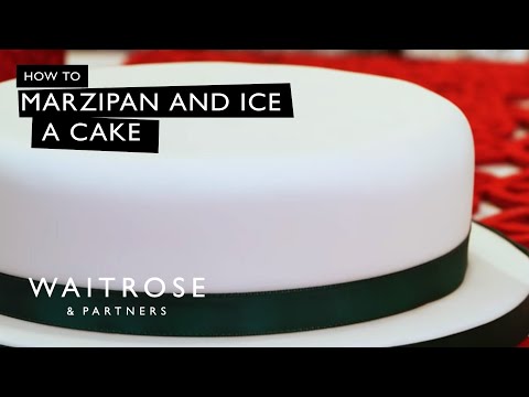 How to Marzipan and Ice a Christmas Cake | Waitrose How to Marzipan and Ice a Christmas Cake | Waitrose