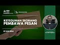 Ibadah Minggu 07 Juli 2024 | KETEGUHAN SEORANG PEMBAWA PESAN | GKI Bromo - Malang