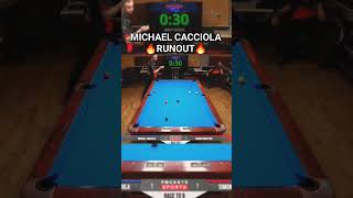 During the Oceania Nineball Tour Michael Cacciola makes a solid run-out against Simon Singleton!