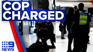 Victoria Police officer charged with assault | 9 News Australia