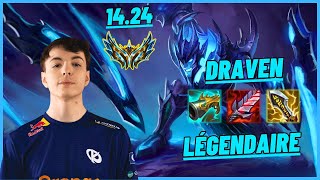 KC CALISTE: DRAVEN VS VEL’KOZ (ADC) DOUBLE KILL, LÉGENDAIRE - EUW CHALLENGER - PATCH 14.24