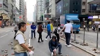 More Hong Kong residents voluntarily clean up streets