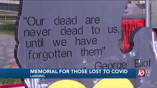 COVID Memorial Monument honors Michigander’s lost during pandemic