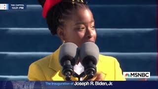 Amanda Gorman performs at Joe Biden's inauguration