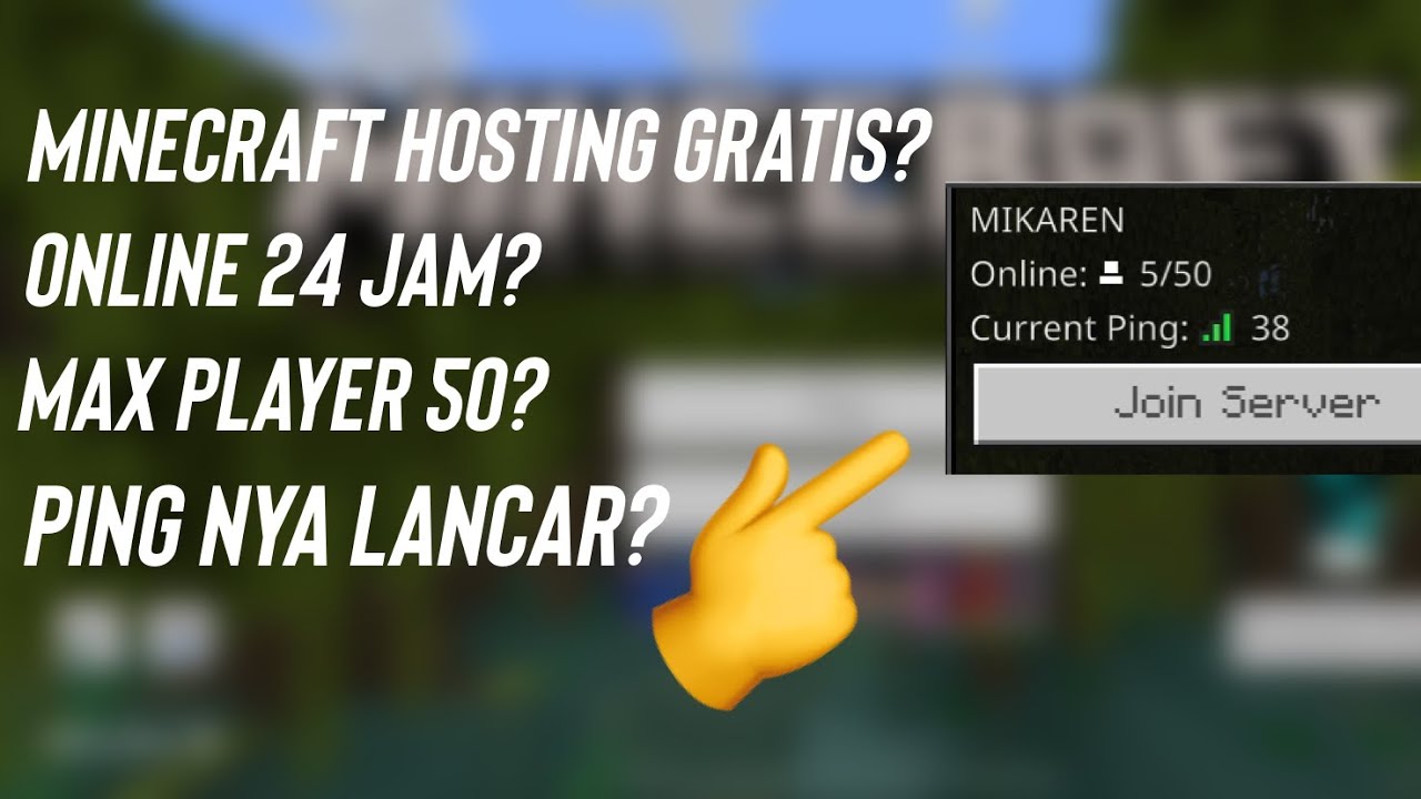 Cara Bikin Minecraft Server Gratis Youtube