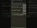 Python Program to print ASCII Value of a character. |#coding #programming #shorts