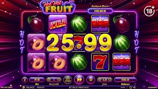 R500 GAMEPLAY CHALLENGE HOT HOT FRUIT #onlineslots #decentwin #hollywoodbets