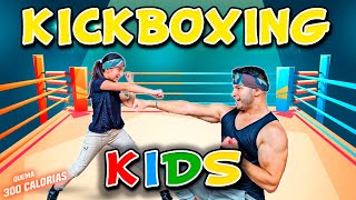 Ejercicio Kickboxing para Niñas y Niños 🔥 Kids workout ninja👊