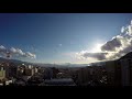 2017 12 11 1300～1805 寒冷前線通過時の驟雨 冬型強まる 長野駅付近から南 gopro広角