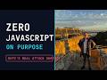 I Build Crypto Frontends With Zero JavaScript. On Purpose.
