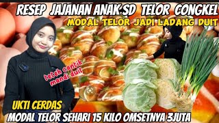 JAJANAN ANAK SD JADI VIRAL | TELOR CONGKEL HARGA 1000AN OMSET 900\