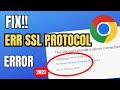How to Fix err SSL Protocol Error in Edge / Google Chrome Browser