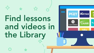 How to find lessons in your School or District Library