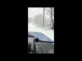 ビラテスト今津の雪道。