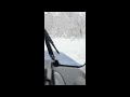 ビラテスト今津の雪道。