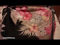 How to redesing a bag with furoshiki techniques-DIY tutorial using an old bag/purse and a scarf