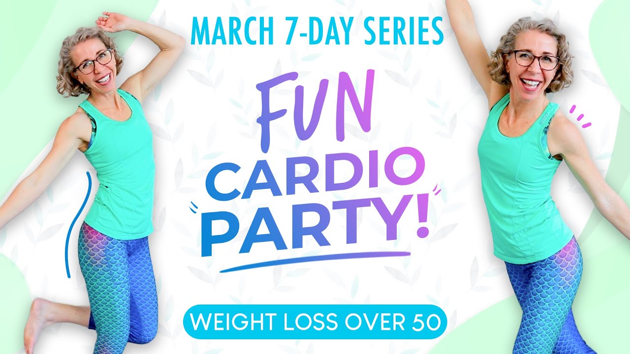 FUN Cardio Party! Low Impact WEIGHT LOSS Workout To Get Results 🍃 Pahla ...