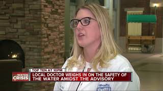 Doctors discuss the risks behind drinking contaminated water