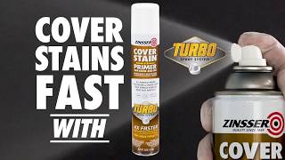 Prime Faster with Zinsser Cover Stain Turbo Spray