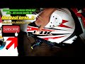 Install helmet sticker | Ink full helmet black doff sticker