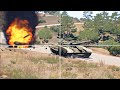 New Ukrainian Javelin Anti-Tank Guided Missile System Destroyed Russian T-80 Tanks Column-ARMA 3