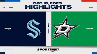 NHL Highlights | Kraken vs. Stars - December 16, 2023