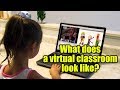 What does a class look like in a k-12 online school?