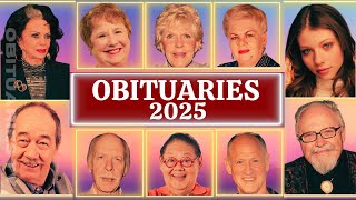Gone But Not Forgotten: Notable Deaths of February 2025 OBITUARIES TV #memories #deathstory