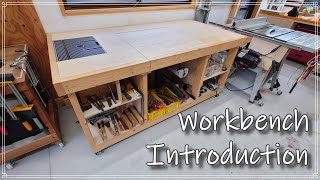 diy workbench 1年前に作ったワークベンチの紹介　回転台付　2×4と合板で制作しました