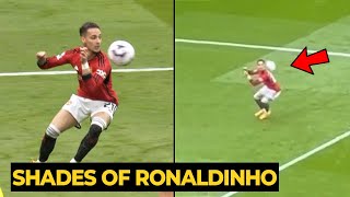 Footage goes VIRAL shows Antony recreate Ronaldinho passes with his back vs Burnley | Man Utd News