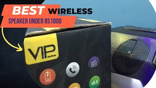 The Ultimate Portable Audio Experience VIP: A Wireless Speaker Review