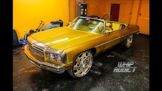 WhipAddict: Kandy Gold 75' Donk Build, Custom Interior, Rucci Forged 28s, Owner Interview