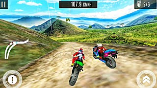 Hill Side Bike racing games | Android Motorbike racing game play | Off-road Bike games...