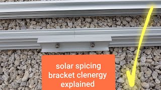 solar roof rail splicing bracket (clenergy system)🤖💥