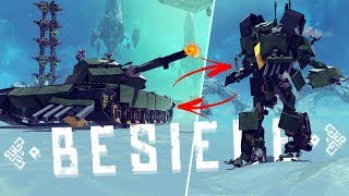 Besiege Best Creations - Transforming Tanks, Largest Map In Besiege \u0026 More! - Besiege Gameplay