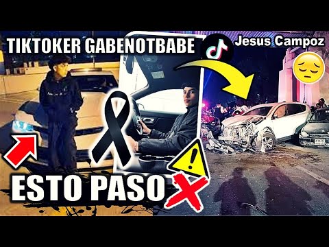 ULTIMA HORA | Muere Tiktoker GABENOTBABE En Accidente ESTO PASO ...