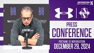 Men's Basketball - Postgame vs Northeastern - Press Conference