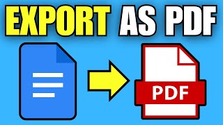 How To Convert Google Docs to PDF in Laptop & PC