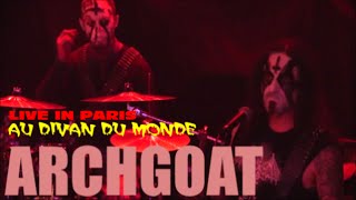 ARCHGOAT LIVE IN PARIS AU DIVAN DU MONDE LE 28 JANVIER 2015